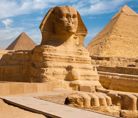 Sphinx And Pyramids Egypt