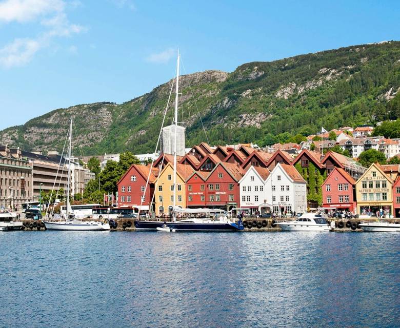 Bergen Coastline City Sea Destination Norway Northern Europe