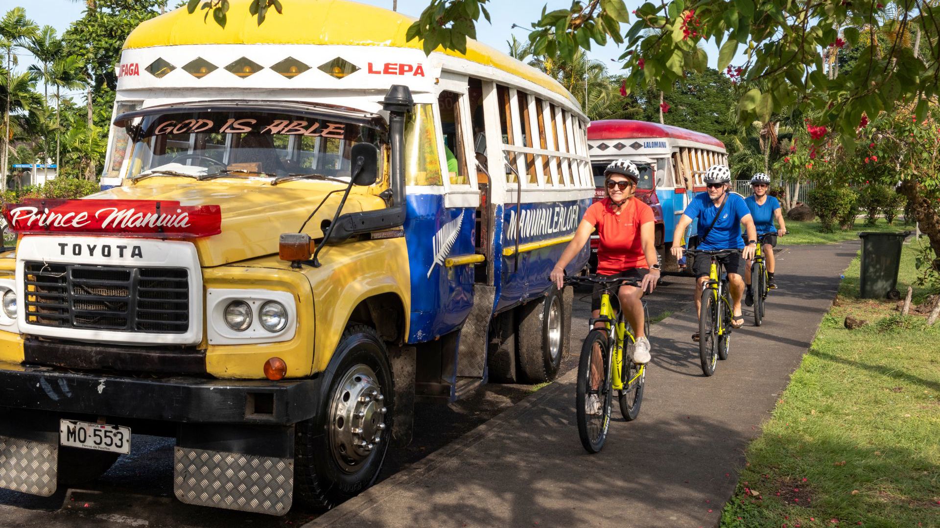 Cycling through Samoa