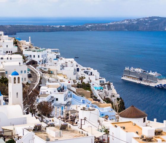 Sun Princess - Santorini Greece
