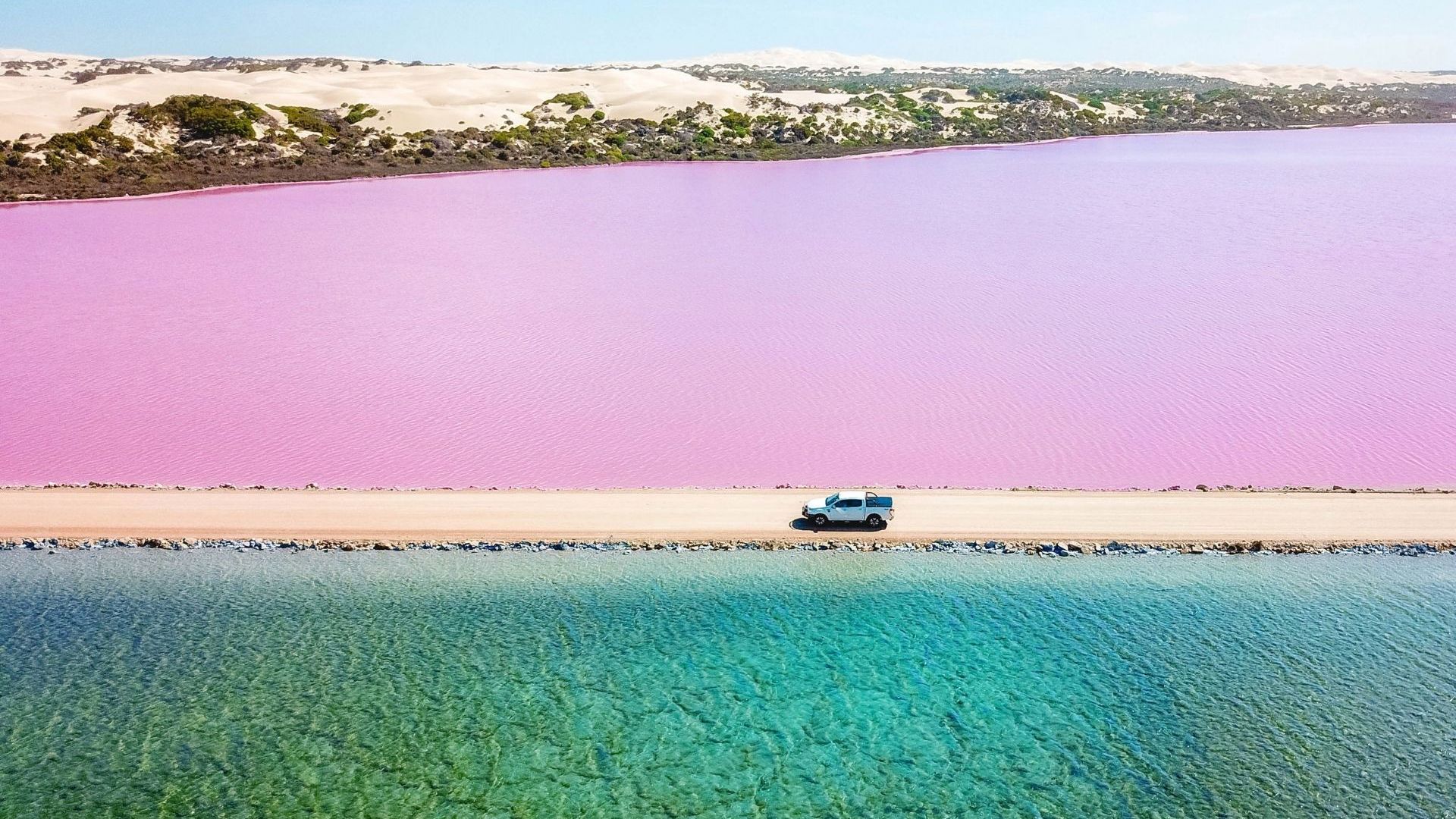 Pink Lakes South Australia © AAT Kings and SATC