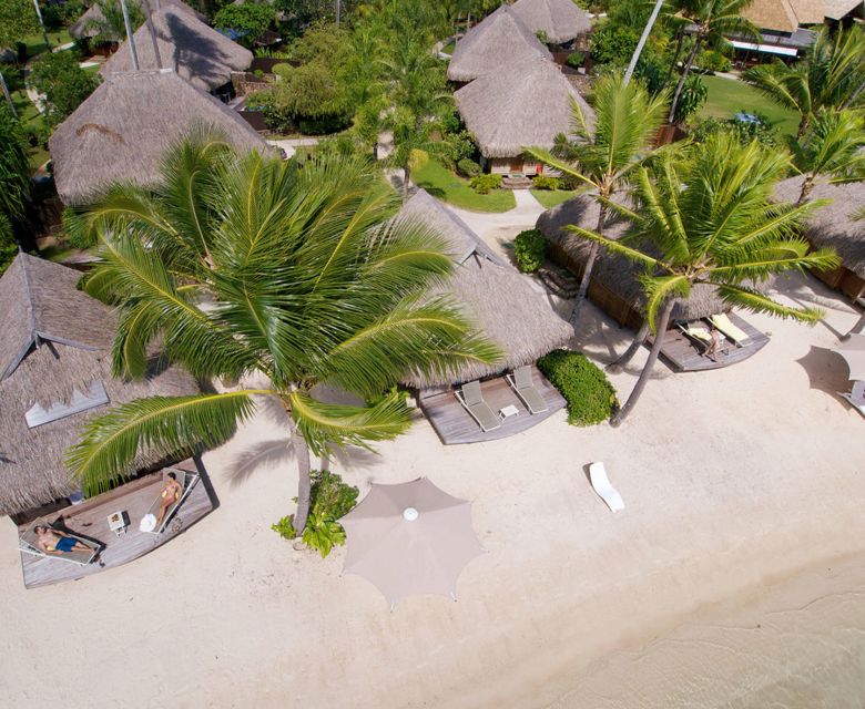 Manava Beach Resort Aerial View