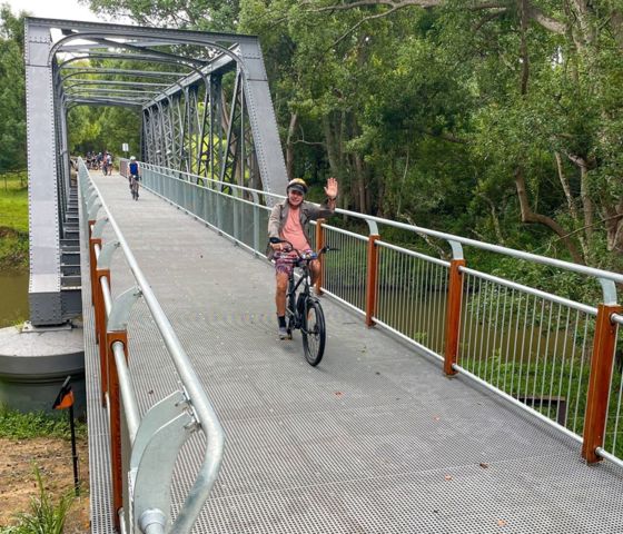 Northern Rivers Rail Trail Dunbible Creek CR Tour De Vines