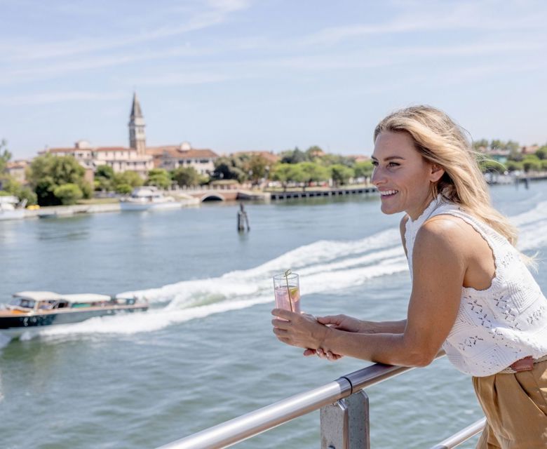 Uniworld Sundeck cruising Venice