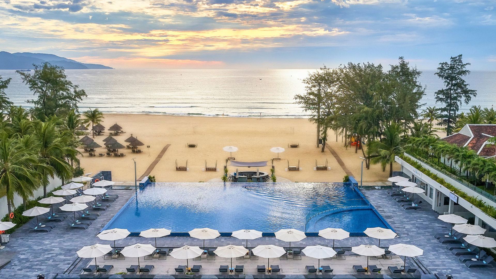 Pullman Danang Beach Resort Pool and Beach