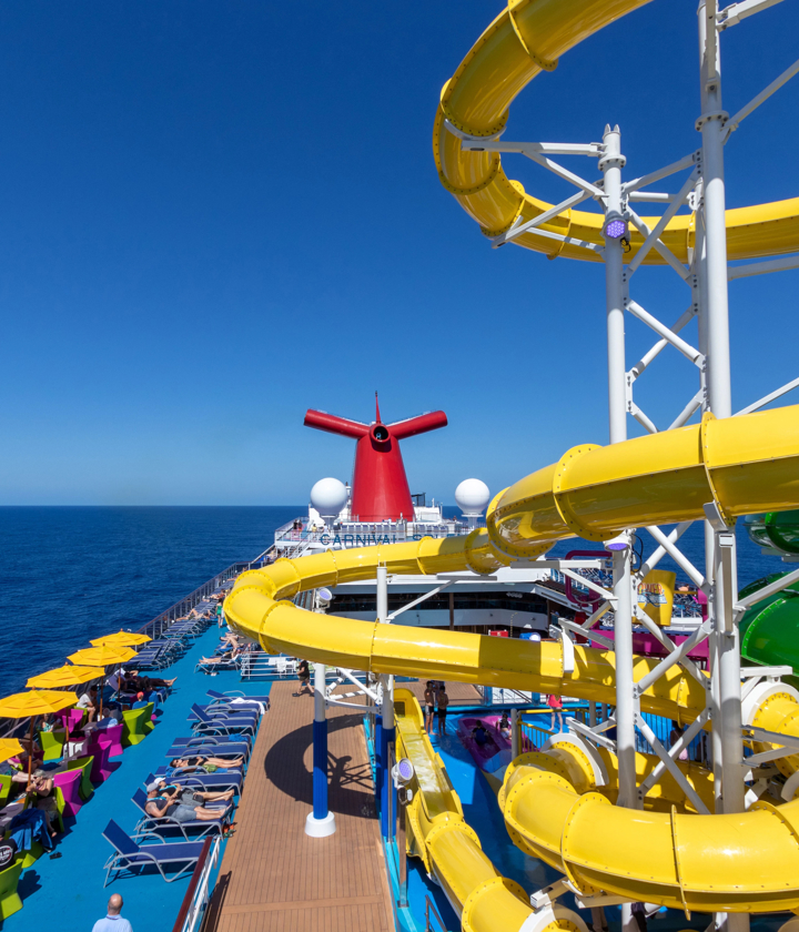 Carnival Splendor Water Slides
