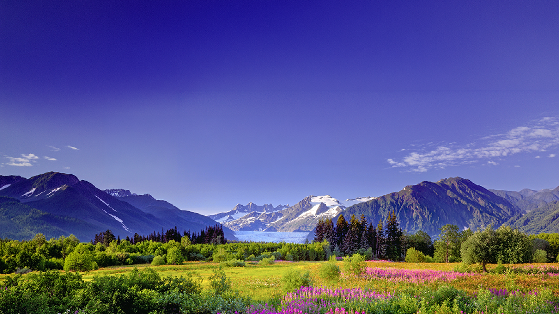 Juneau, Alaska.in spring