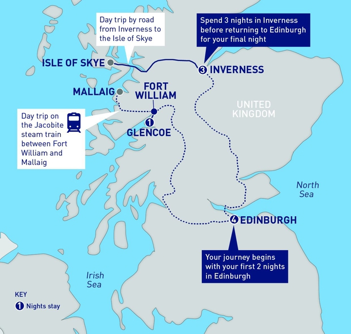 Complete Scotland By Rail Map