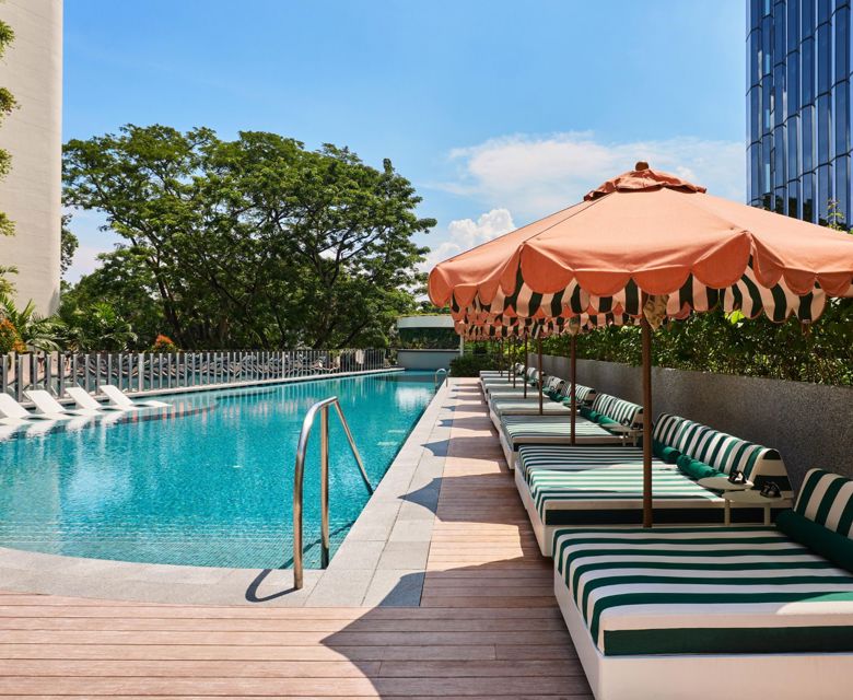The Standard Singapore Pool Area