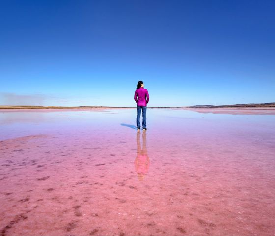 Barossa Pink Lake Bumbunga Clare Valley © SATC