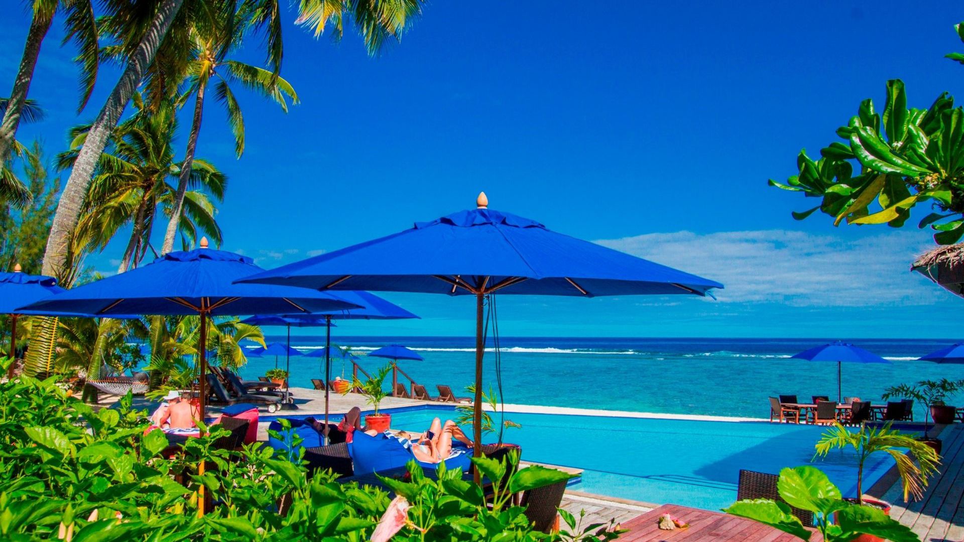 Manuia Beach Resort Pool.
