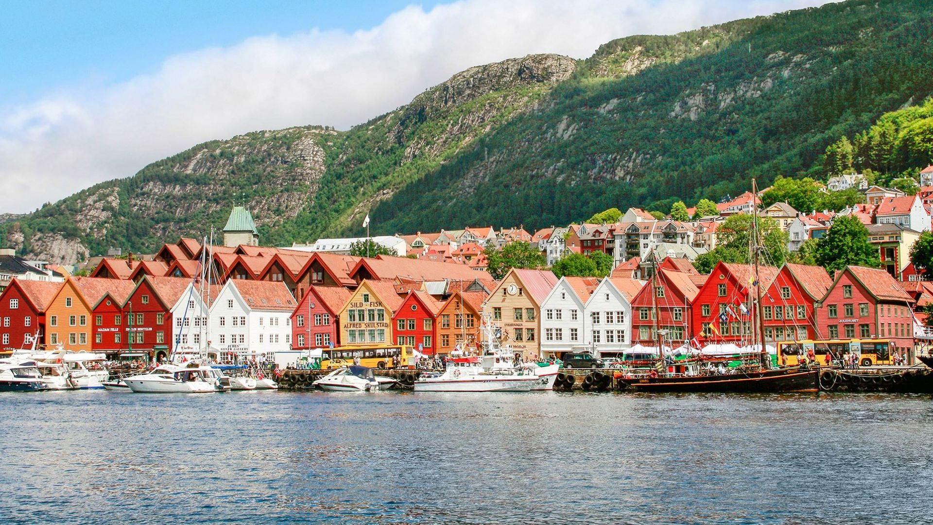Bergen City in Norway
