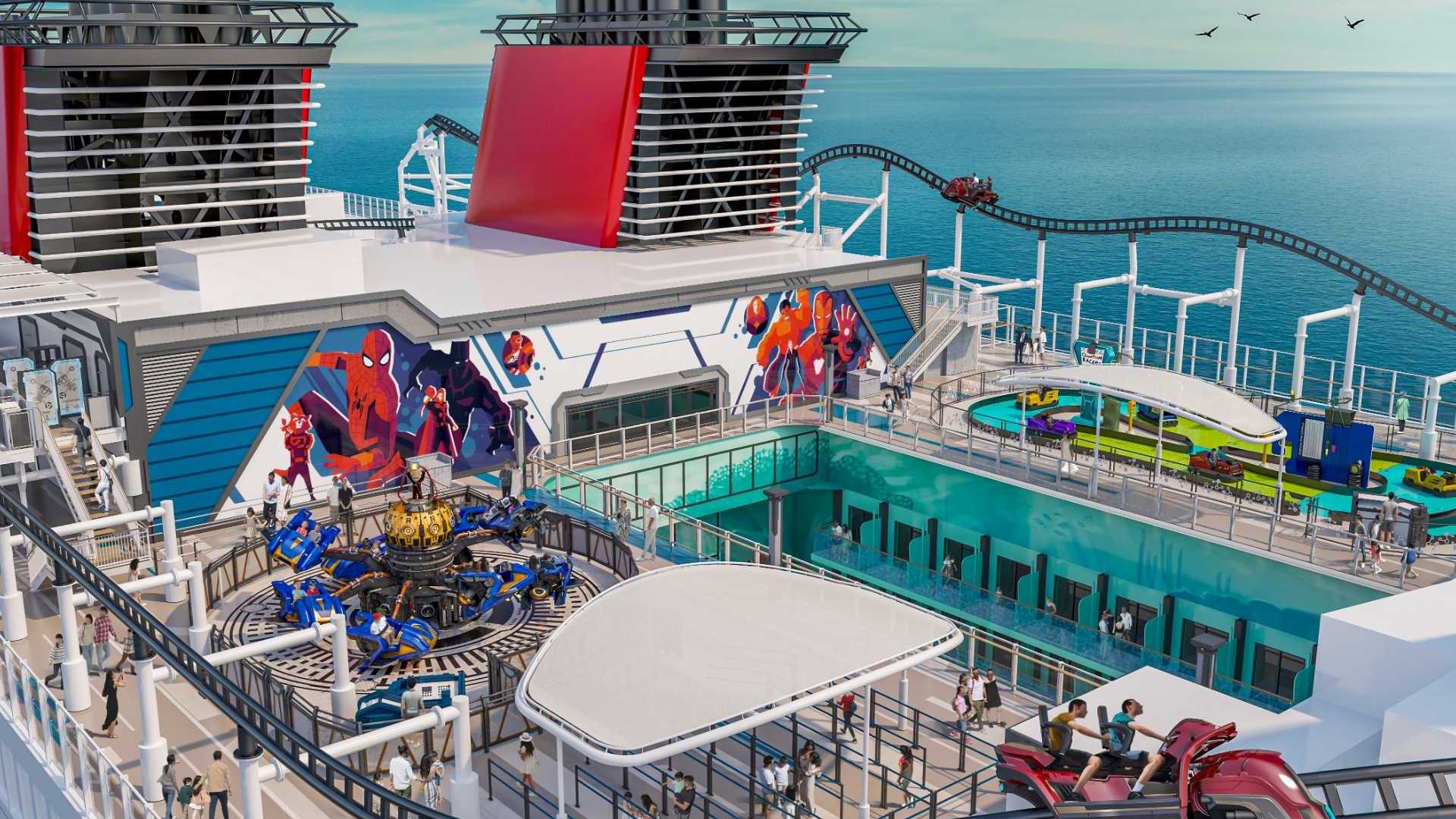 Disney Adventure Themed Area - Marvel Landing