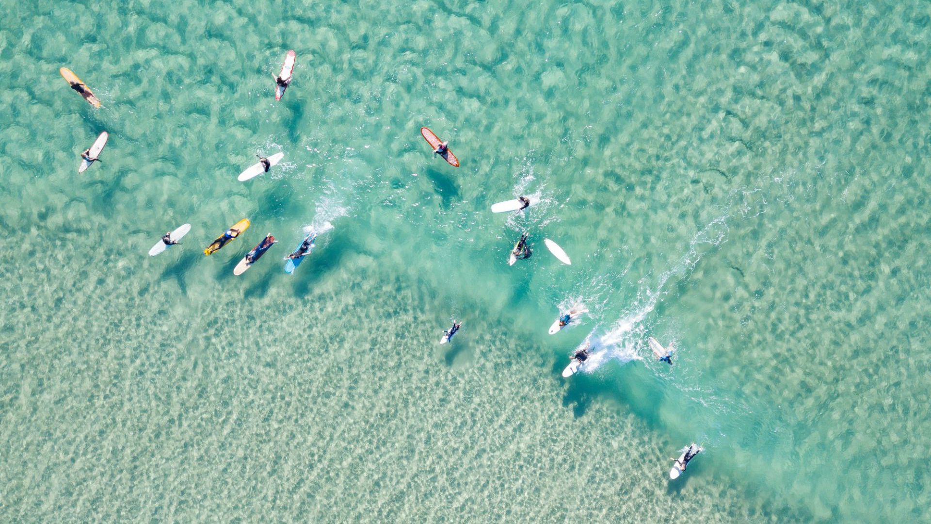 Gold Coast Coastline and surfers - Image credit: Getty Images
