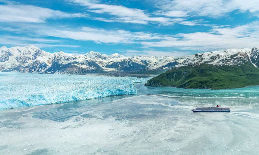 Queen Elizabeth - Hubbard Glacier