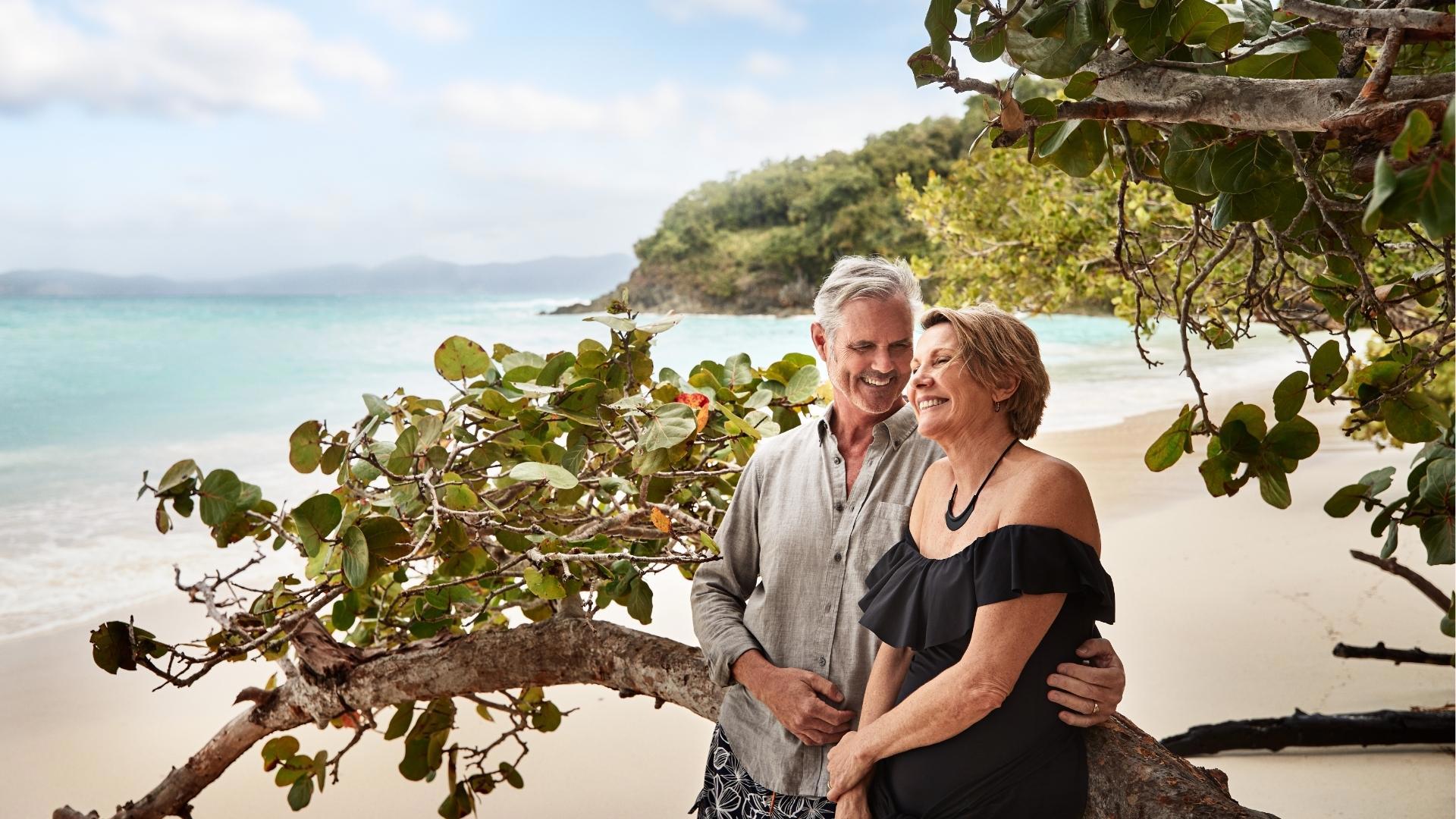 Couple in Caribbean