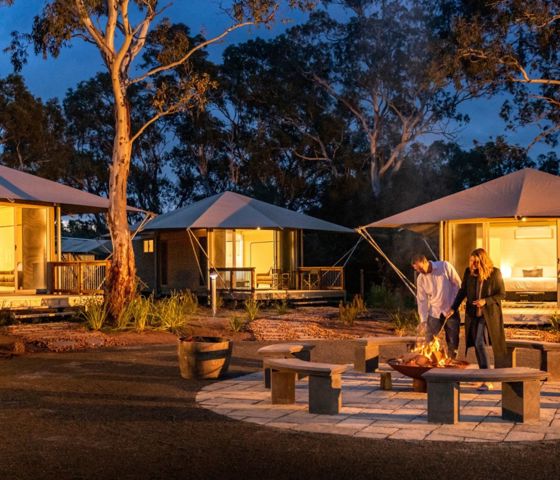 Barossa Discovery Parks Barossa Valley Deluxe Safari Tent 156531 © Tom Roschi