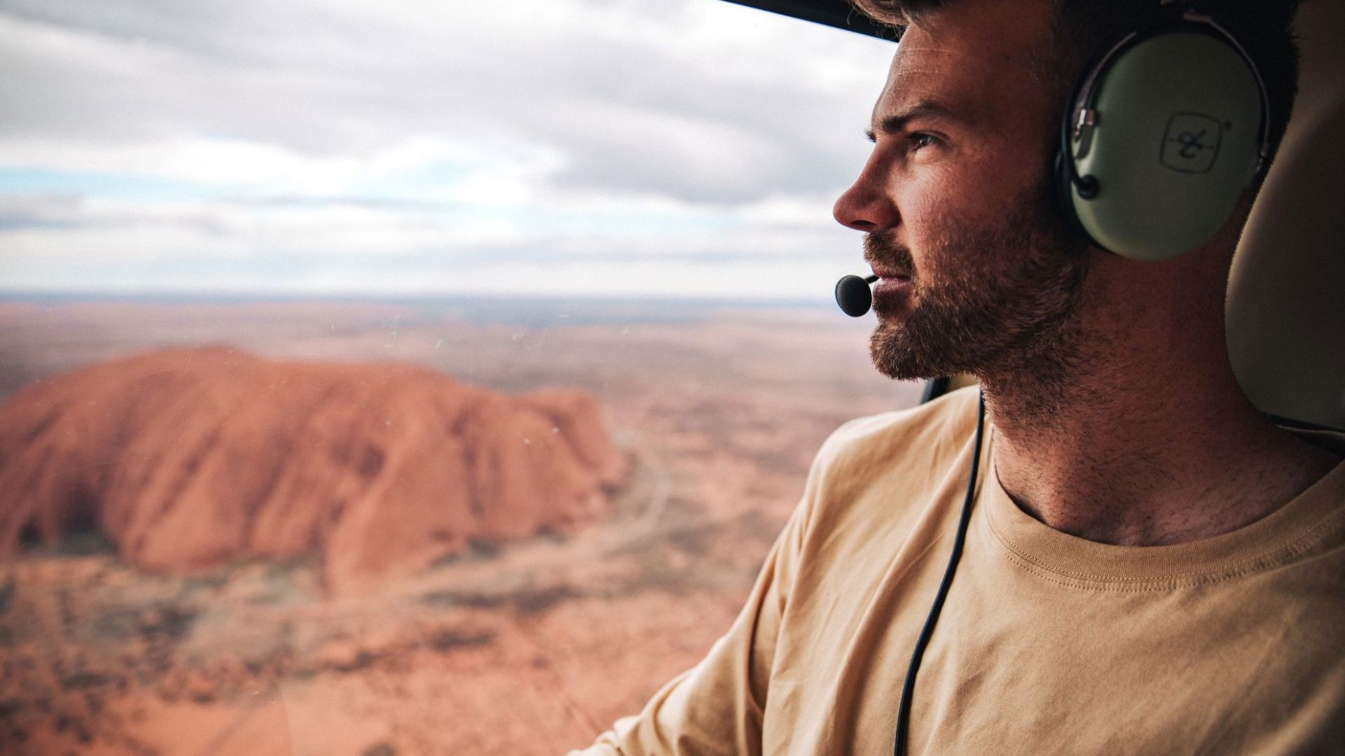 Flight over Uluru