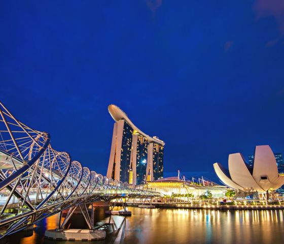 Singapore at night