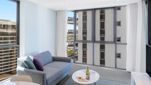 Avani Broadbeach Residences One Bedroom Suite Living Area