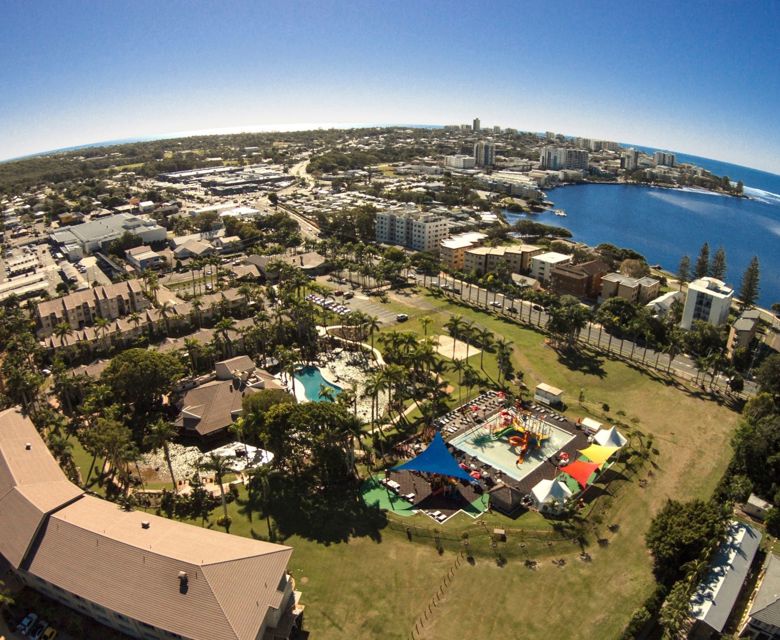 Oaks Sunshine Coast Oasis Resort Aerial View 