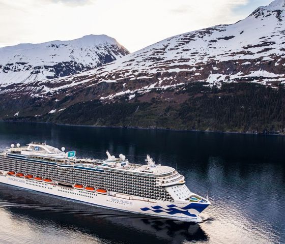 Princess cruises in Alska Glaciers