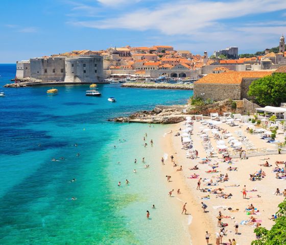 Croatia Dubronvik Beach