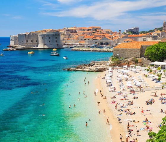 Croatia Dubronvik Beach