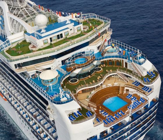 Crown Princess - Top View