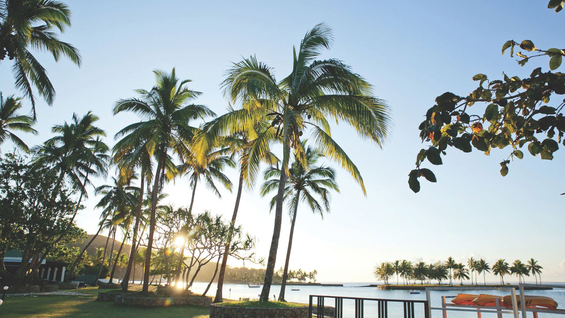 Sunrise at the Naviti Resort Fiji