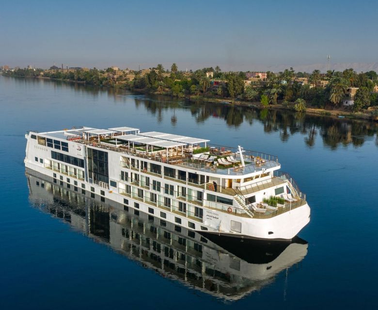 Osiris Aerial View Trees Nile River Egypt  © Viking