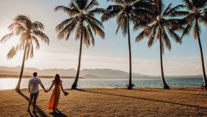 Couple in Port Douglas Beach