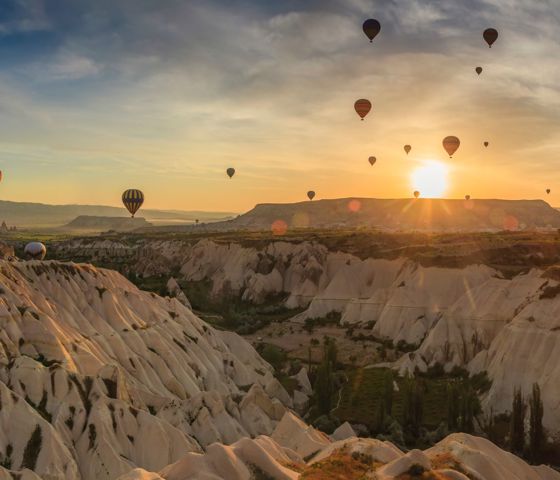 Hot air balloons in Turkey