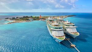 Royal Caribbean Cruise at Cococay Island Bahamas