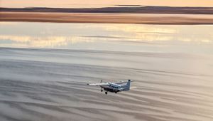 Lake Eyre Plane