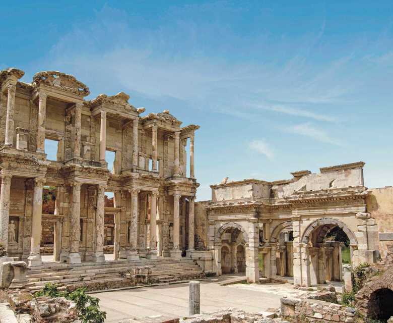 Turkey, From Izmir Ephesus, Library Of Celsus