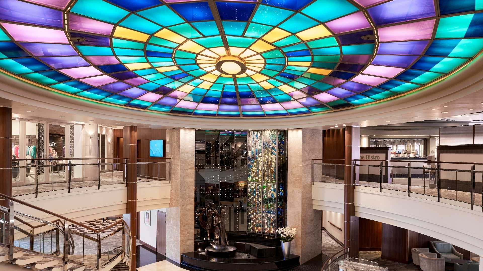 Crystal Cruises Central Atrium