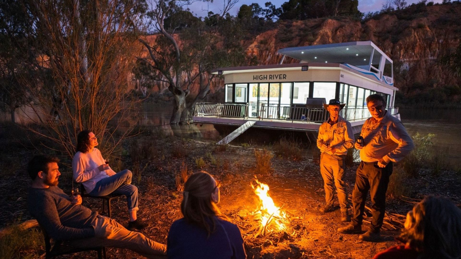 Murray River Trails Safari Camp Fire 