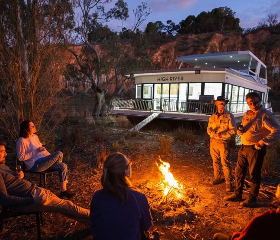 Murray River Trails Safari Camp Fire