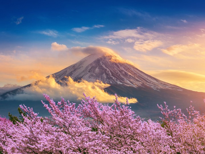 Mt Fuji Sunset Japan