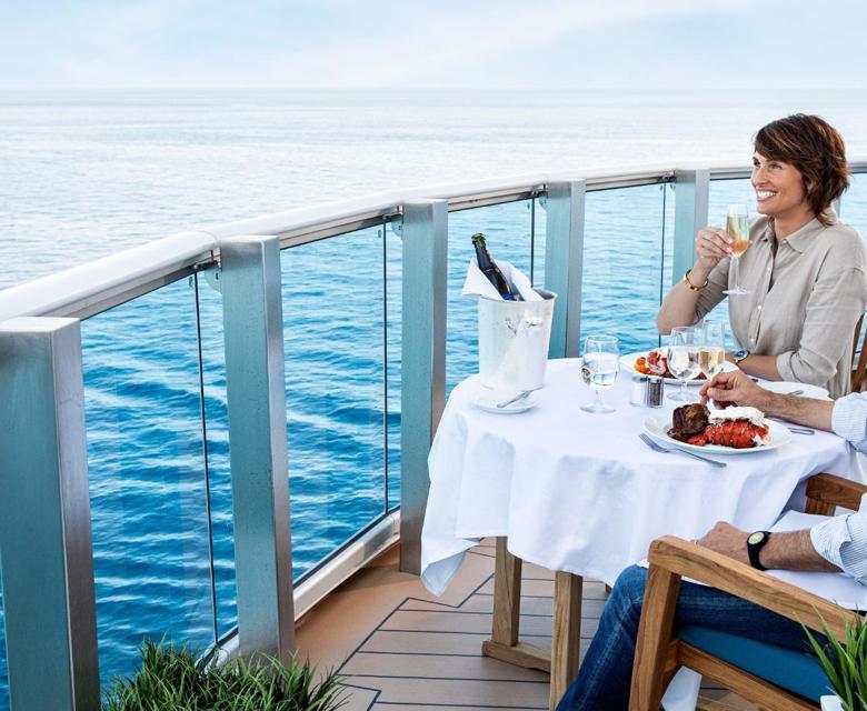 Sky Princess Suite Balcony