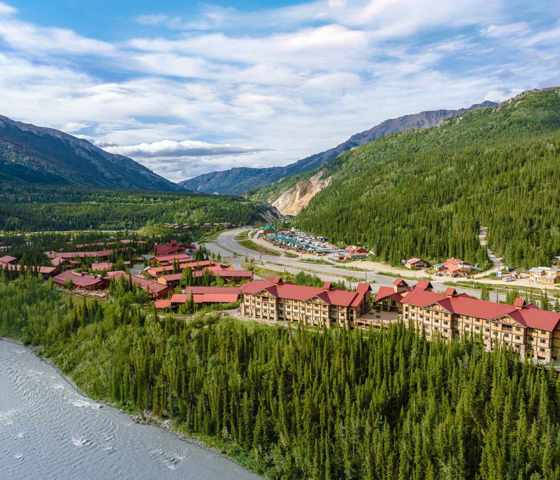 Overlooking Denali Lodge, Alaska