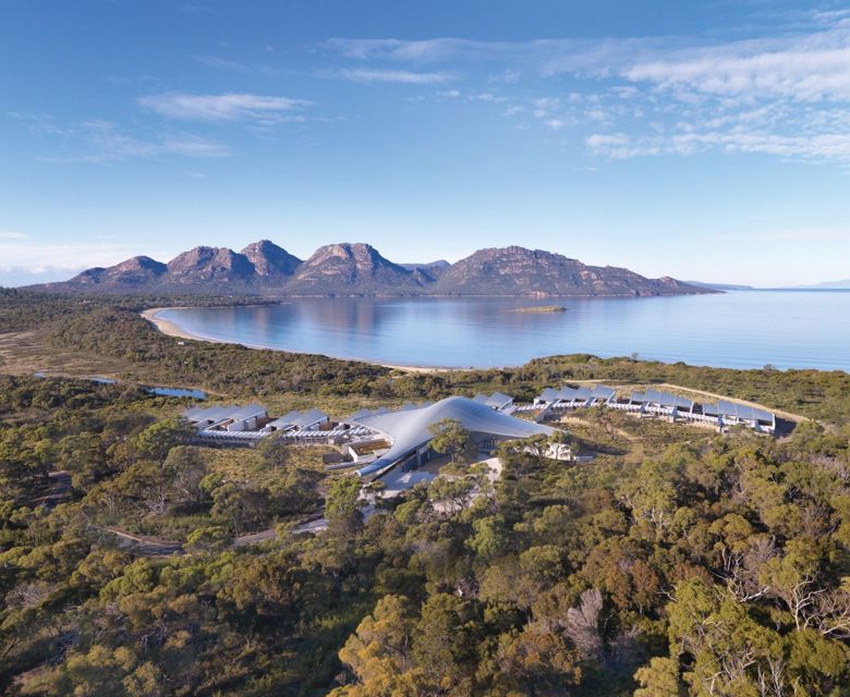 Saffire Freycinet Aerial View © Saffire Freycinet