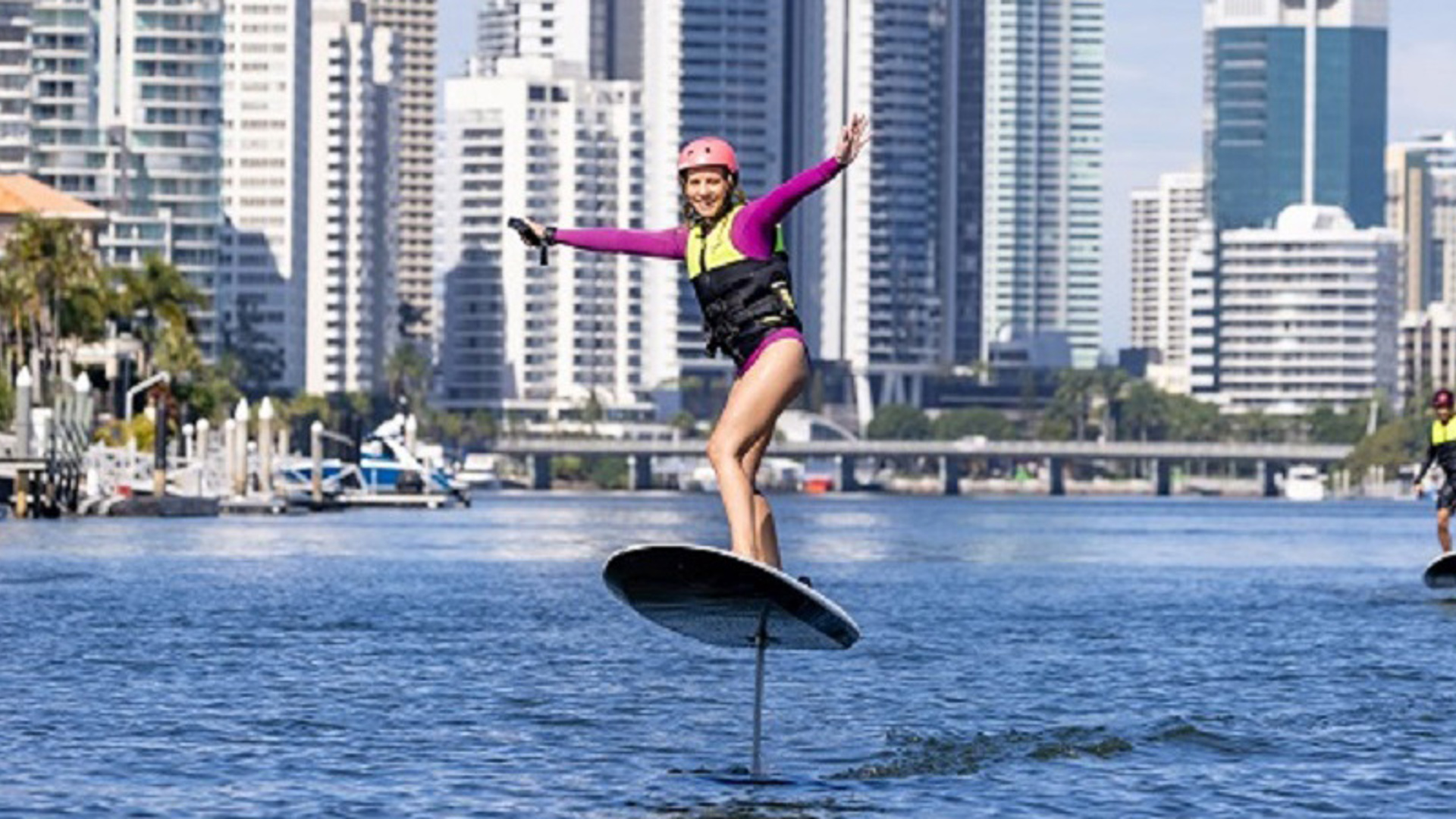Hydrofoiling in Surfers Paradise, Gold Coast - Image credit: Destination Gold Coast