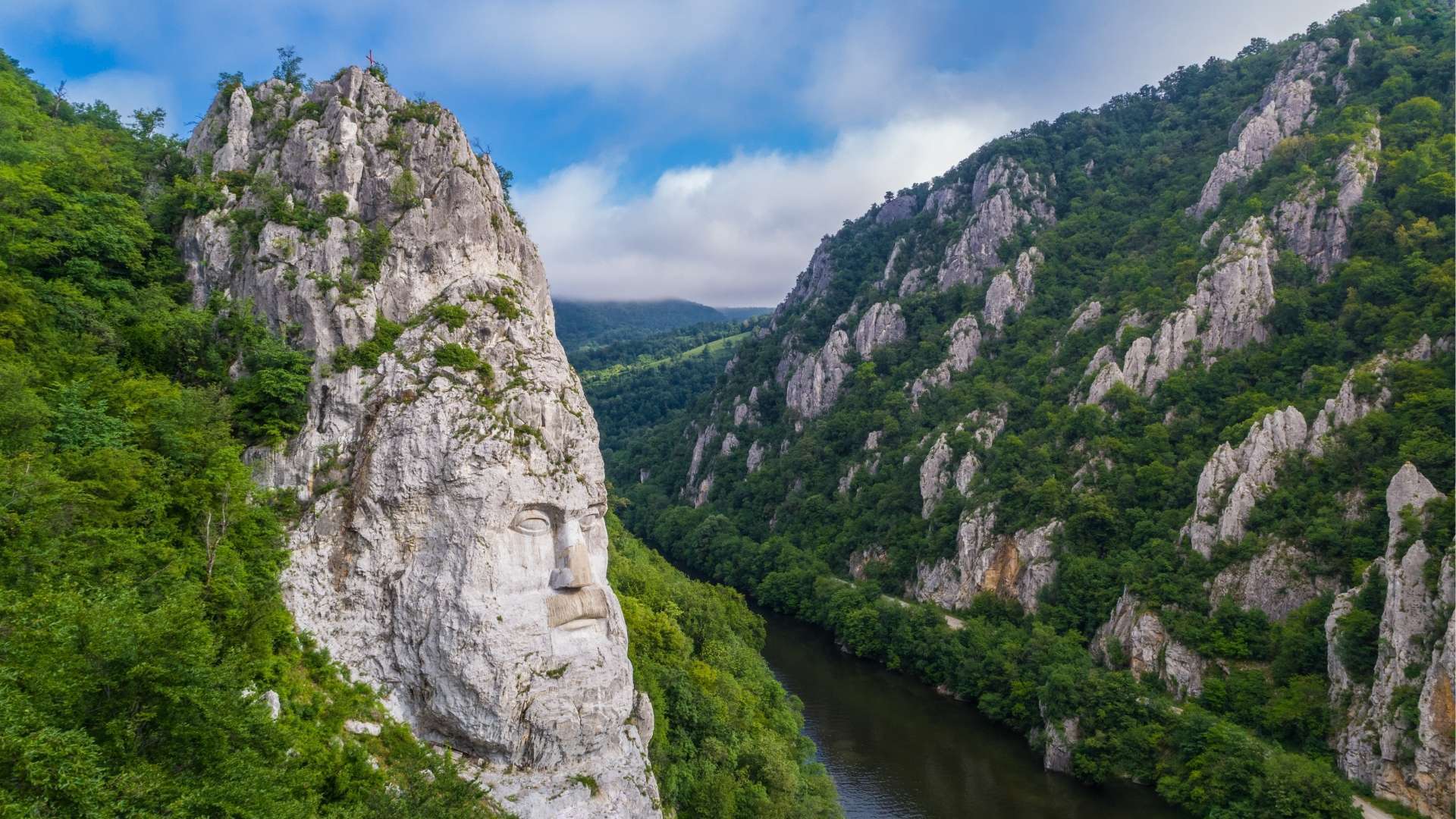 Decebalus Rock Sculpture Romania