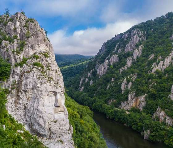 Decebalus Rock Sculpture Romania © Viking