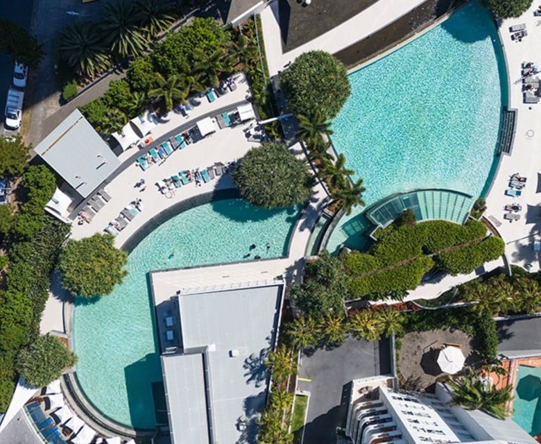 Q1 Resort and Spa - Aerial Pool 