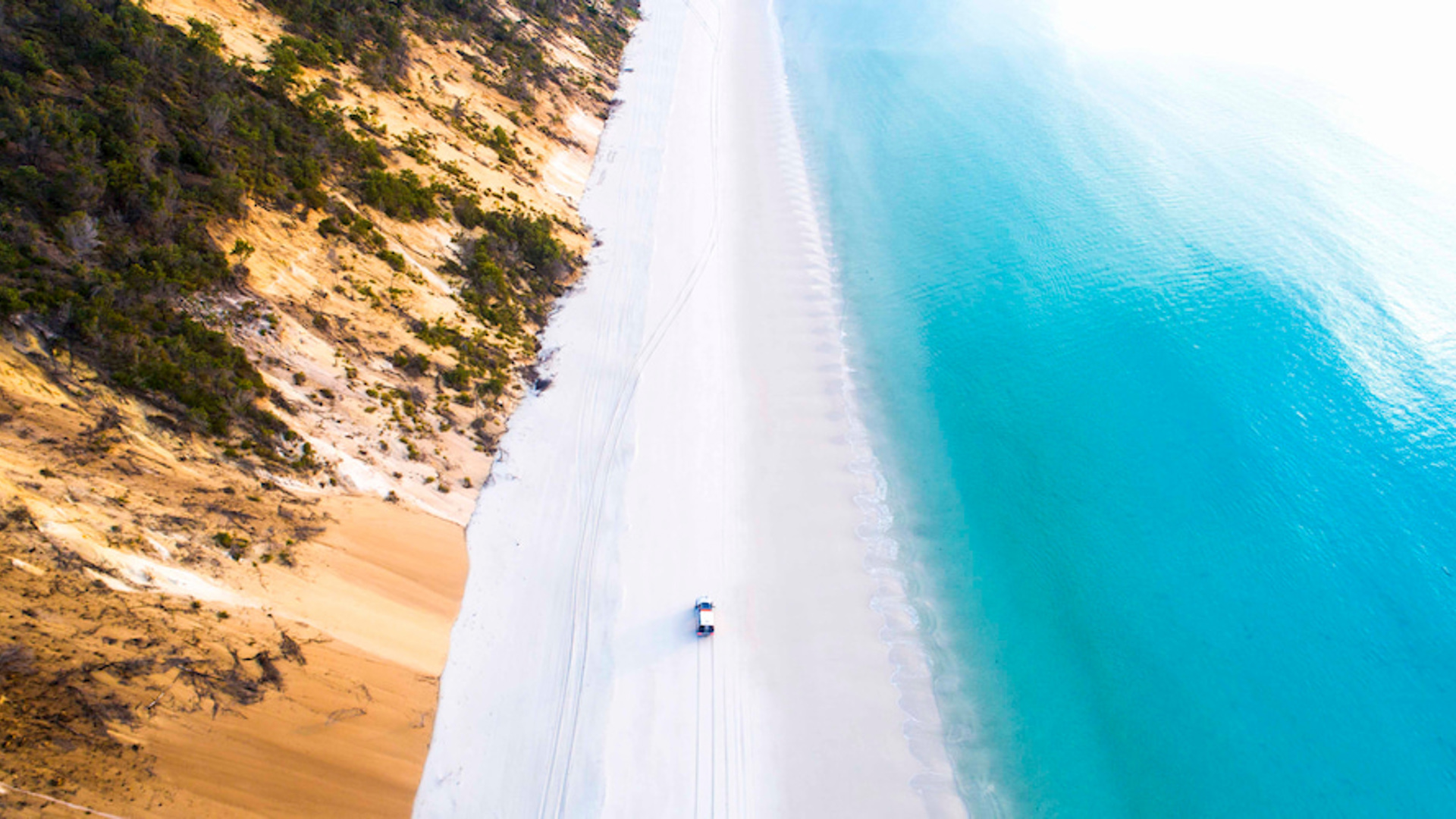 You'll have quite the view on a Great Beach Drive - Image credit: Tourism & Events Queensland