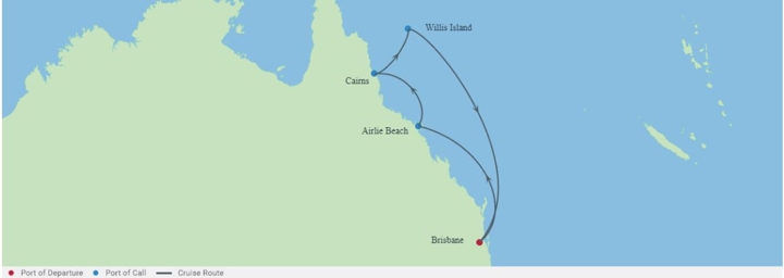 North East Australia Map